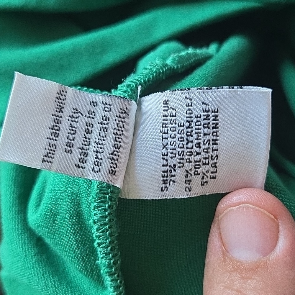 Diane Von Fursternberg Size S Elegant Green Dress Size P - Picture 6 of 7